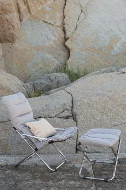 Fotskammel - Chico Soft m/Pute Lys Grå