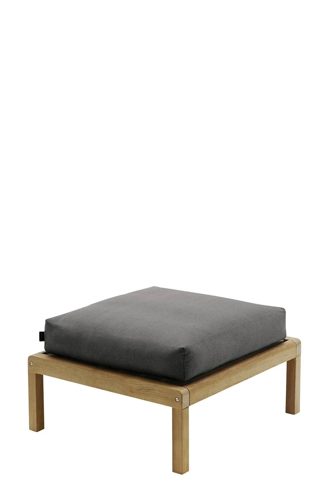 Fotskammel - Virkelyst H43cm Teak/Charcoal