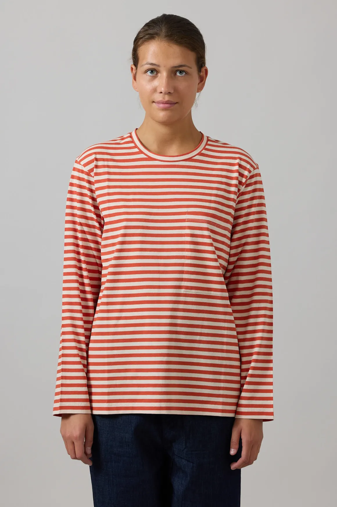 Genser - Circular Long Sleeve Mix Orange