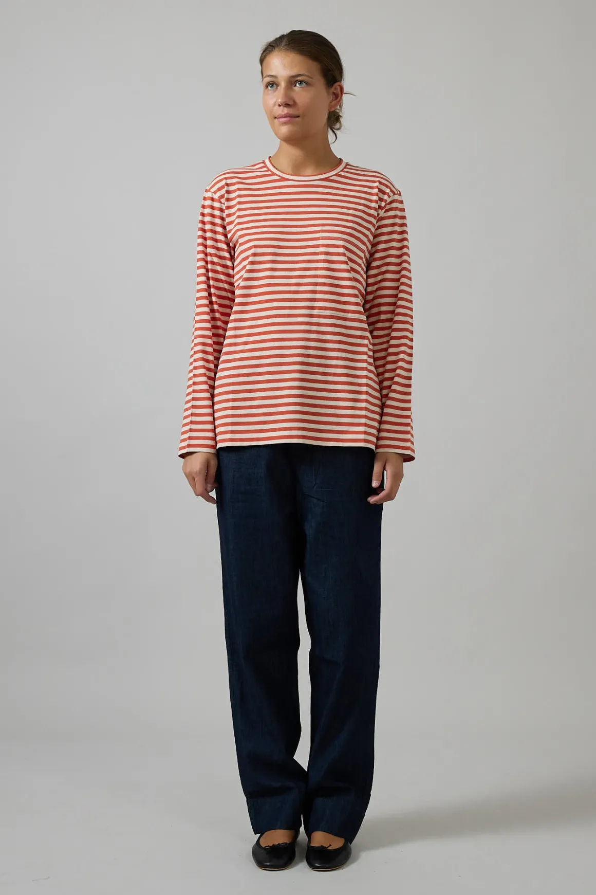 Genser - Circular Long Sleeve Mix Orange