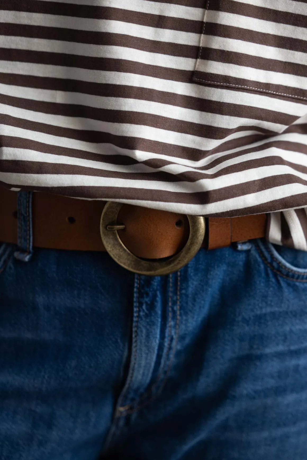 Genser - Circular Long Sleeve Mix Coffee