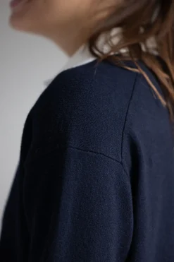 Genser - Contrast Collar Polo Coastal/Off-White