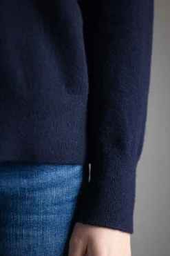 Genser - Contrast Collar Polo Coastal/Off-White