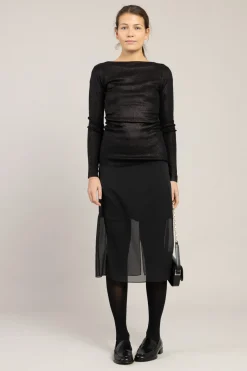 Genser - Shimmering Merino Black