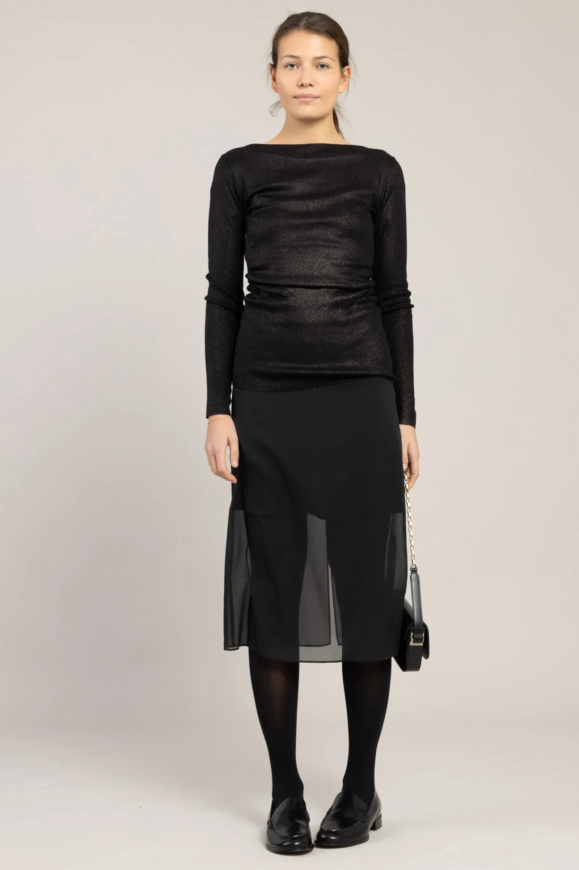 Genser - Shimmering Merino Black