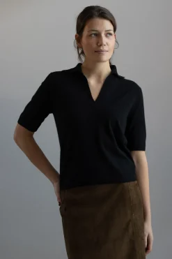 Genser - Silk Blend S/S Polo