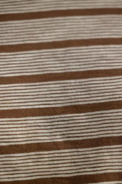 Genser - Stripe Crew Neck Tee Ecru/Partridge