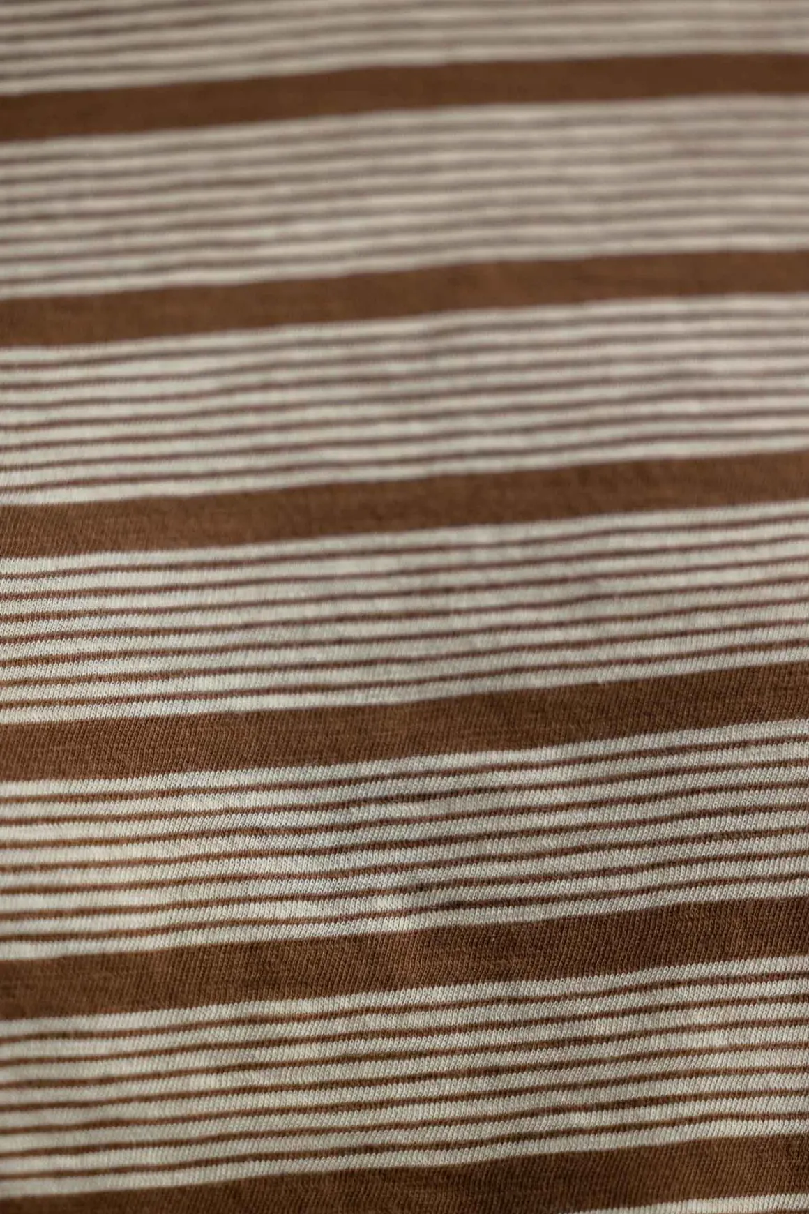 Genser - Stripe Crew Neck Tee Ecru/Partridge