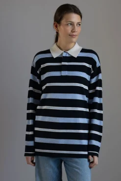 Genser - Striped Rugby Midnight Kombo