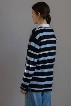 Genser - Striped Rugby Midnight Kombo