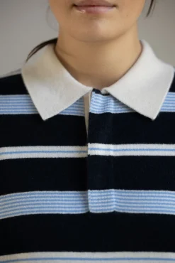 Genser - Striped Rugby Midnight Kombo