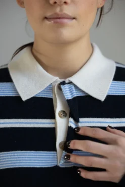 Genser - Striped Rugby Midnight Kombo