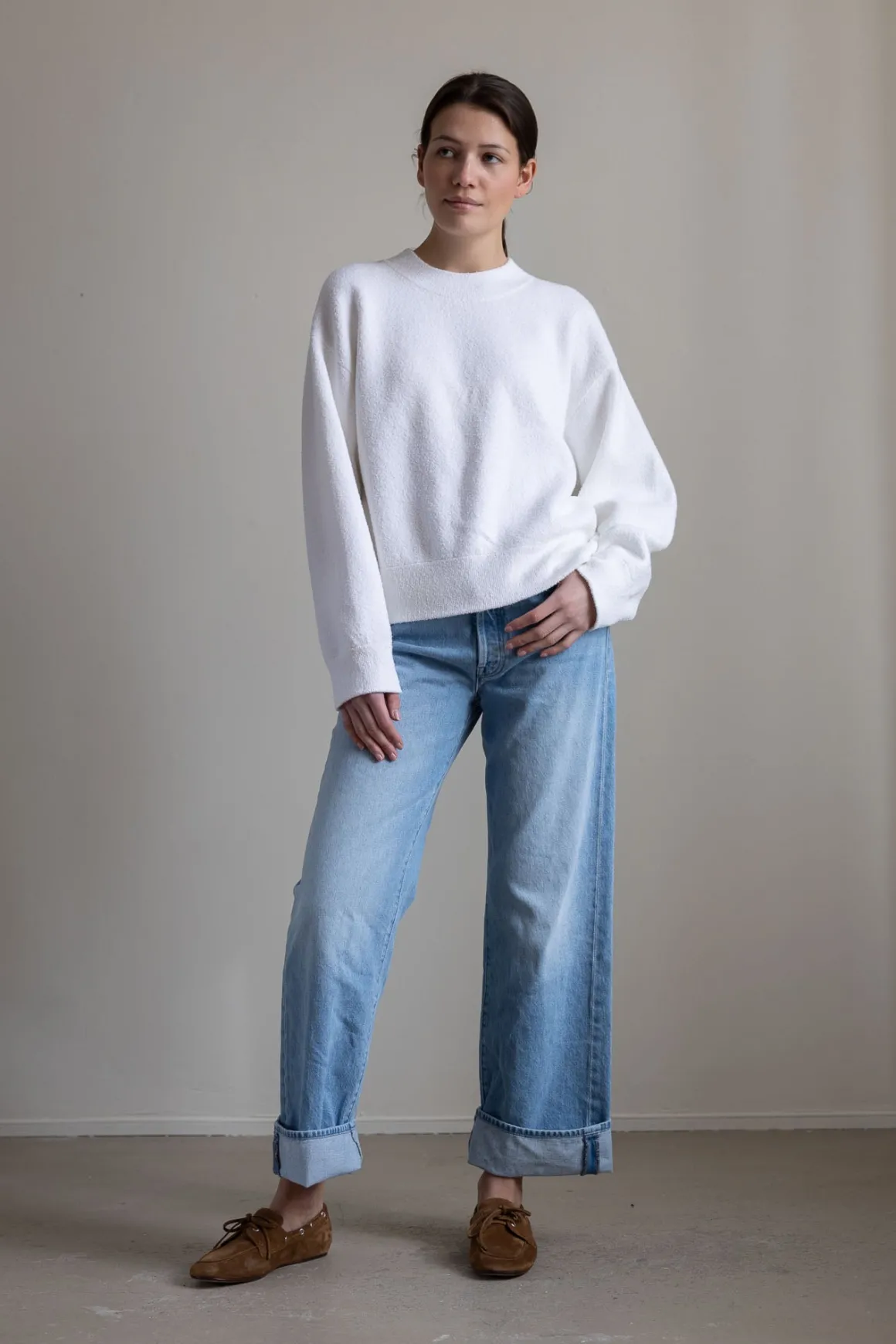 Genser - Structured Boucle Crew NK