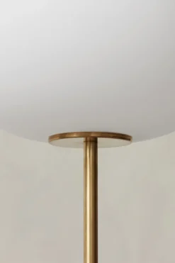 Gulvlampe - JWDA Travertine/Brushed Brass