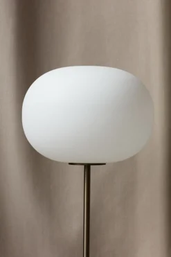 Gulvlampe - JWDA White Marble/Bronzed Brass