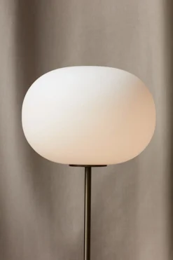 Gulvlampe - JWDA White Marble/Bronzed Brass