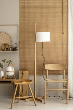 Gulvlampe - TMM Natural Oak White Parchment