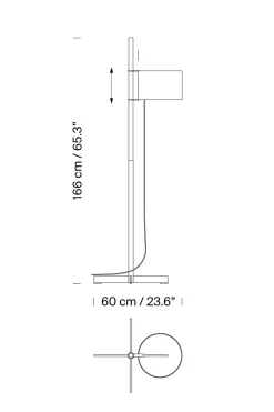 Gulvlampe - TMM Natural Oak White Parchment