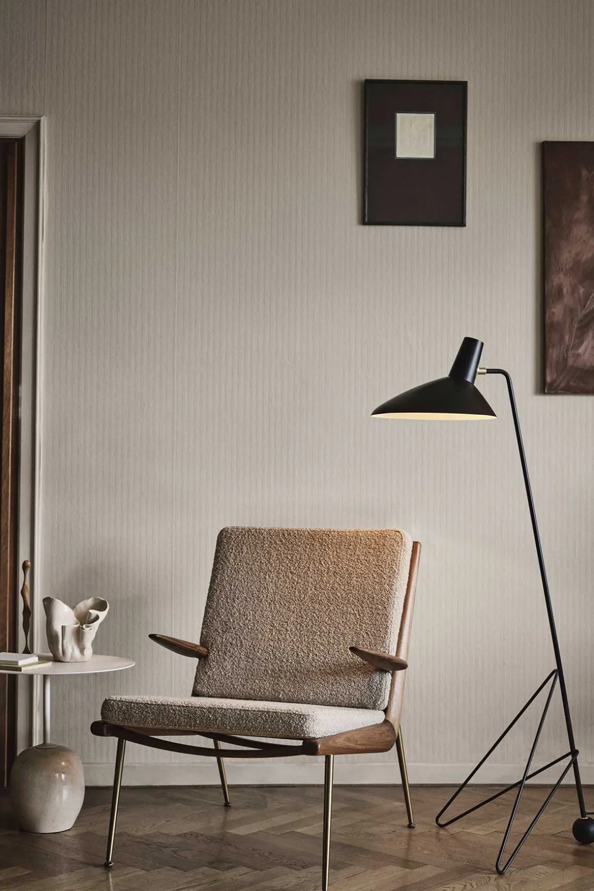 Gulvlampe - Tripod HM8 Black