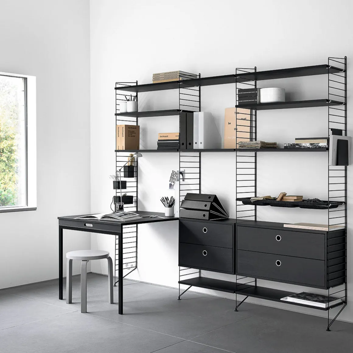 Gulvreol - m/Bord 220x200xd30 Sort