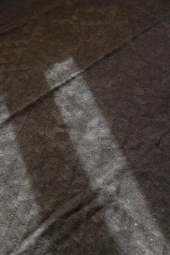 Gulvteppe - Kelim No.35 287x205cm Dark Grey/Brown/Black