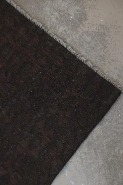 Gulvteppe - Kelim No.35 287x205cm Dark Grey/Brown/Black