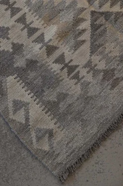 Gulvteppe - Natural Kelim 200x300 Light Grey