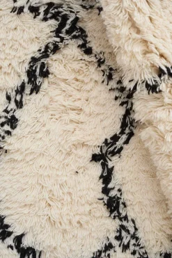 Gulvteppe - Ruffle Black