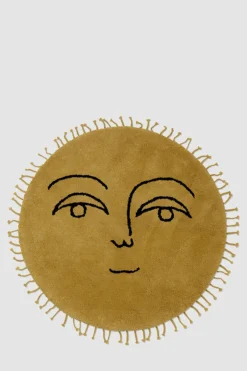 Gulvteppe - Sun Tufted Rug Yellow Large dia130cm