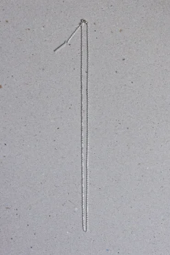 Halskjede - Fasettert Anker Silver 50-55 cm