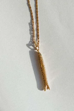 Halskjede - Hippie Fish Gold