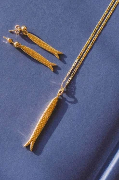 Halskjede - Hippie Fish Gold