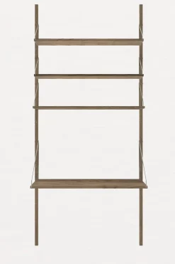 Hylle - Library Dark Oak Desk Section H1852