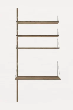 Hylle - Library Dark Oak Desk Add-On H1852