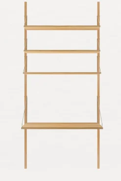 Hylle - Library Natural Oak Desk Section H1852