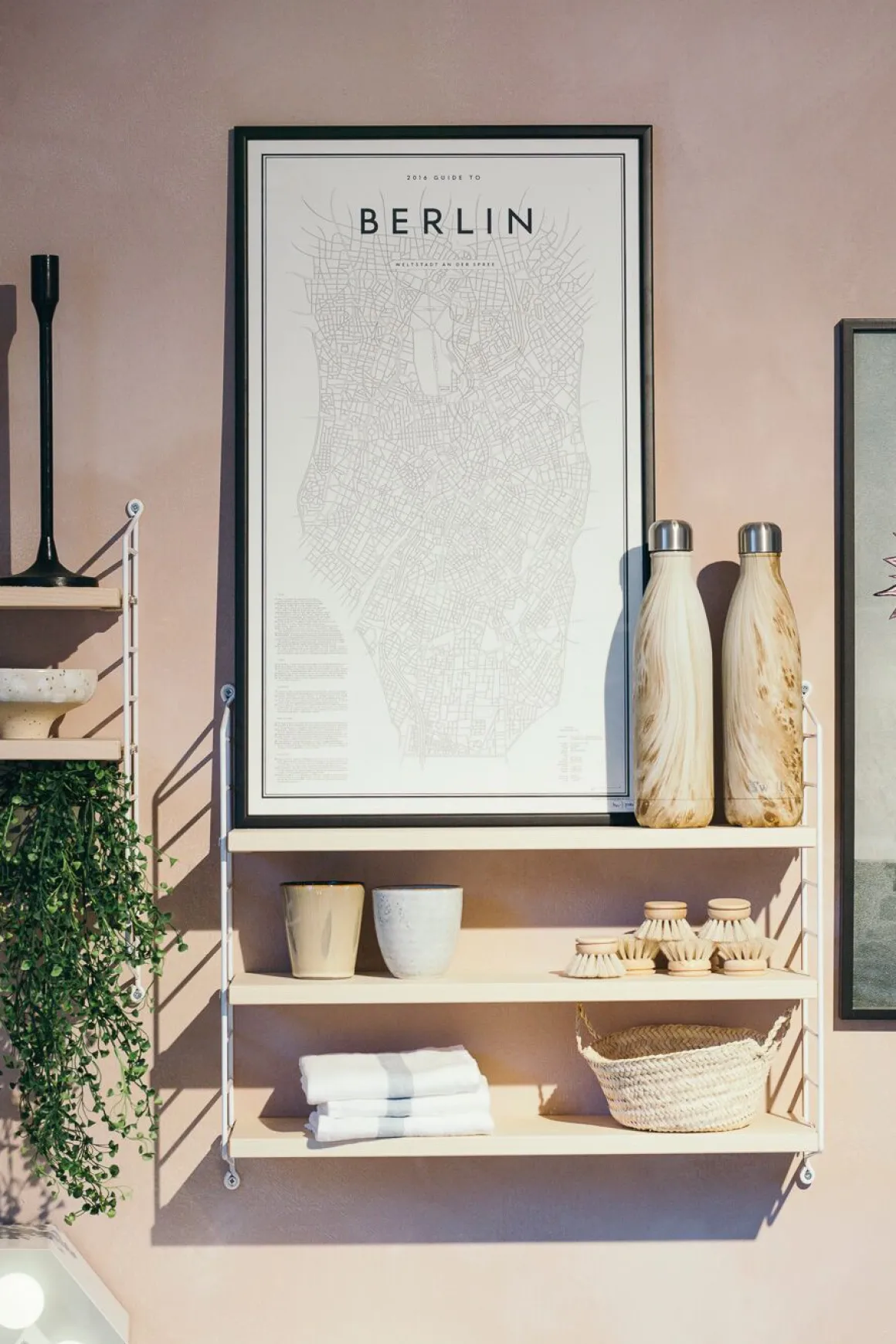 Hylle - Pocket 60x15xh50 Ask/Hvit