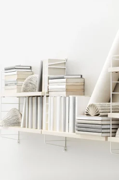 Hylle - Pocket 60x15xh50 Ask/Hvit