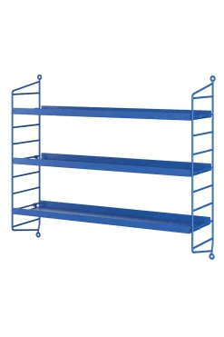 Hylle - Pocket 60x15xh50 Metall Blue