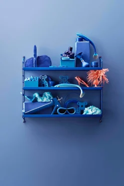 Hylle - Pocket 60x15xh50 Metall Blue