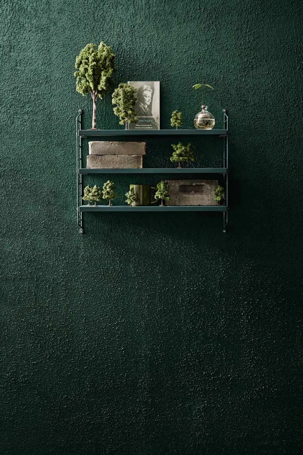 Hylle - Pocket 60x15xH50 Tegnérgrønn