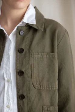 Jakke - Cotton Linen Herringbone