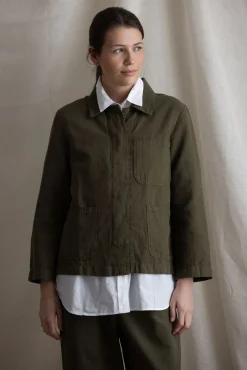 Jakke - Cotton Linen Herringbone