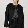 Jakke - Monaco Double Jacket Jet Black