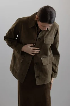 Jakke - Suede Oversized