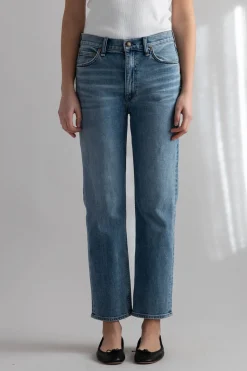 Jeans - Harlow Mid- Rise Ankle Straight