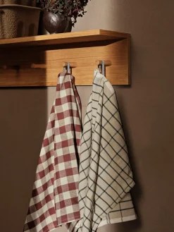 Kjøkkenhåndkle - Hale Cinnamon/Grey Green