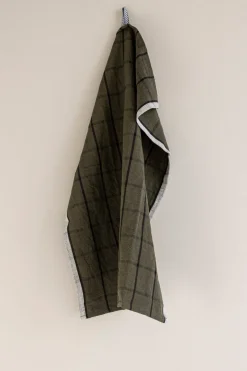 Kjøkkenhåndkle - Hale Tea Towel Green/Black