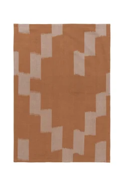 Kjøkkenhåndkle - Terracotta/Mist Blue