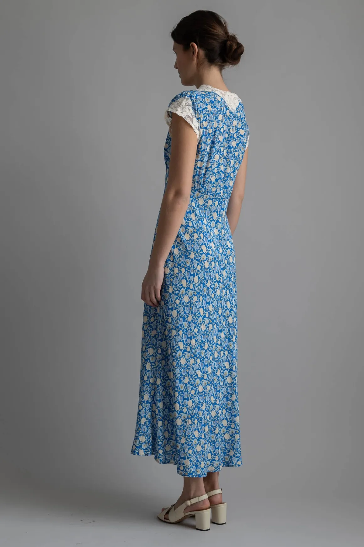 Kjole - Amari Dress Shell Pansy Indigo