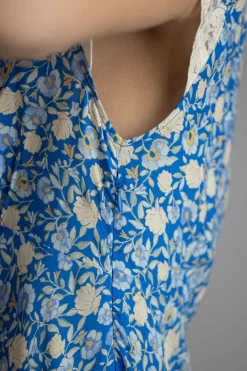 Kjole - Amari Dress Shell Pansy Indigo